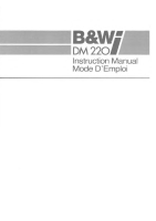 Bowers & Wilkins DM-220-i-Owners-Manual